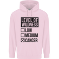 Levels of Wildness Cancer Childrens Kids Hoodie Light Pink