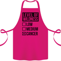 Levels of Wildness Cancer Cotton Apron 100% Organic Pink