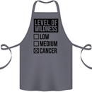 Levels of Wildness Cancer Cotton Apron 100% Organic Steel