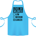 Levels of Wildness Cancer Cotton Apron 100% Organic Turquoise