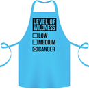 Levels of Wildness Cancer Cotton Apron 100% Organic Turquoise