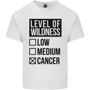 Levels of Wildness Cancer Kids T-Shirt Childrens White