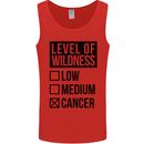 Levels of Wildness Cancer Mens Vest Tank Top Red