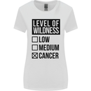 Levels of Wildness Cancer Womens Wider Cut T-Shirt White