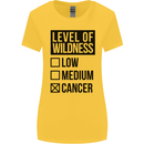 Levels of Wildness Cancer Womens Wider Cut T-Shirt Yellow
