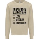 Levels of Wildness Capricorn Mens Sweatshirt Jumper Sand