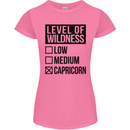 Levels of Wildness Capricorn Womens Petite Cut T-Shirt Azalea