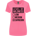 Levels of Wildness Capricorn Womens Wider Cut T-Shirt Azalea