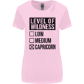 Levels of Wildness Capricorn Womens Wider Cut T-Shirt Light Pink