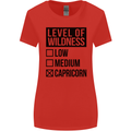 Levels of Wildness Capricorn Womens Wider Cut T-Shirt Red