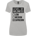 Levels of Wildness Capricorn Womens Wider Cut T-Shirt Sports Grey
