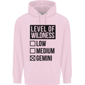 Levels of Wildness Gemini Childrens Kids Hoodie Light Pink