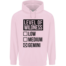 Levels of Wildness Gemini Childrens Kids Hoodie Light Pink