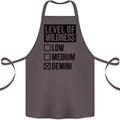 Levels of Wildness Gemini Cotton Apron 100% Organic Dark Grey