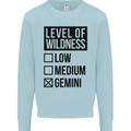 Levels of Wildness Gemini Kids Sweatshirt Jumper Light Blue