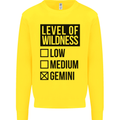 Levels of Wildness Gemini Kids Sweatshirt Jumper Yellow