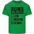 Levels of Wildness Gemini Kids T-Shirt Childrens Irish Green