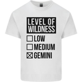 Levels of Wildness Gemini Kids T-Shirt Childrens White