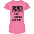 Levels of Wildness Gemini Womens Petite Cut T-Shirt Azalea