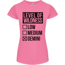 Levels of Wildness Gemini Womens Petite Cut T-Shirt Azalea