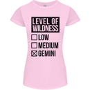 Levels of Wildness Gemini Womens Petite Cut T-Shirt Light Pink