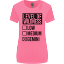 Levels of Wildness Gemini Womens Wider Cut T-Shirt Azalea