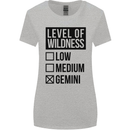Levels of Wildness Gemini Womens Wider Cut T-Shirt Sports Grey