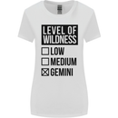 Levels of Wildness Gemini Womens Wider Cut T-Shirt White