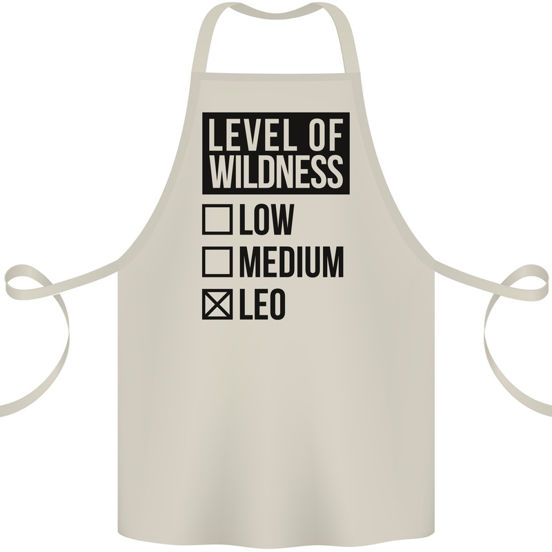 Levels of Wildness Leo Cotton Apron 100% Organic Natural