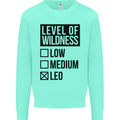Levels of Wildness Leo Mens Sweatshirt Jumper Peppermint