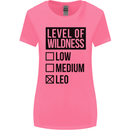 Levels of Wildness Leo Womens Wider Cut T-Shirt Azalea