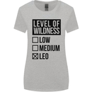 Levels of Wildness Leo Womens Wider Cut T-Shirt Sports Grey