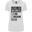 Levels of Wildness Leo Womens Wider Cut T-Shirt White
