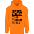Levels of Wildness Libra Childrens Kids Hoodie Orange