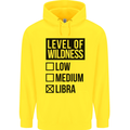 Levels of Wildness Libra Childrens Kids Hoodie Yellow