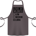 Levels of Wildness Libra Cotton Apron 100% Organic Dark Grey