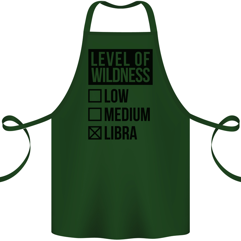 Levels of Wildness Libra Cotton Apron 100% Organic Forest Green