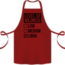 Levels of Wildness Libra Cotton Apron 100% Organic Maroon