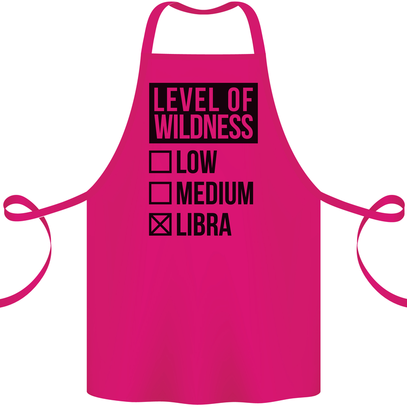 Levels of Wildness Libra Cotton Apron 100% Organic Pink