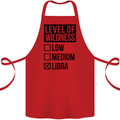 Levels of Wildness Libra Cotton Apron 100% Organic Red