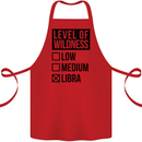 Levels of Wildness Libra Cotton Apron 100% Organic Red