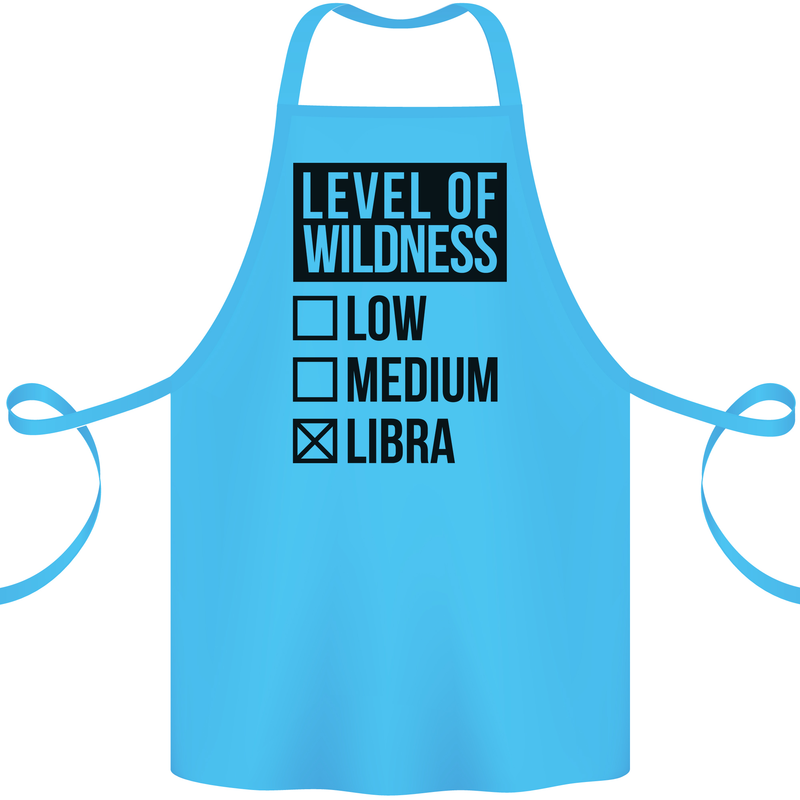 Levels of Wildness Libra Cotton Apron 100% Organic Turquoise