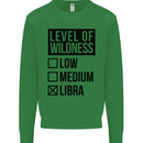 Levels of Wildness Libra Kids Sweatshirt Jumper Irish Green