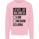 Levels of Wildness Libra Kids Sweatshirt Jumper Light Pink