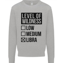 Levels of Wildness Libra Kids Sweatshirt Jumper Sports Grey