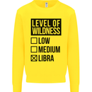 Levels of Wildness Libra Kids Sweatshirt Jumper Yellow