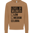 Levels of Wildness Libra Mens Sweatshirt Jumper Caramel Latte