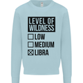 Levels of Wildness Libra Mens Sweatshirt Jumper Light Blue
