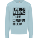 Levels of Wildness Libra Mens Sweatshirt Jumper Light Blue