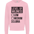 Levels of Wildness Libra Mens Sweatshirt Jumper Light Pink